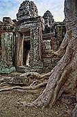 Banteay Kdei temple - west gopura of the third enclosure.